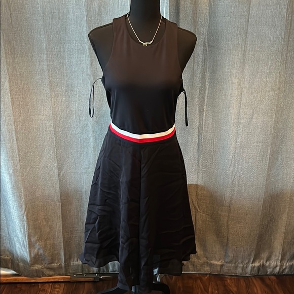 Tommy Hilfiger Black and Red Dress - Picture 1 of 4